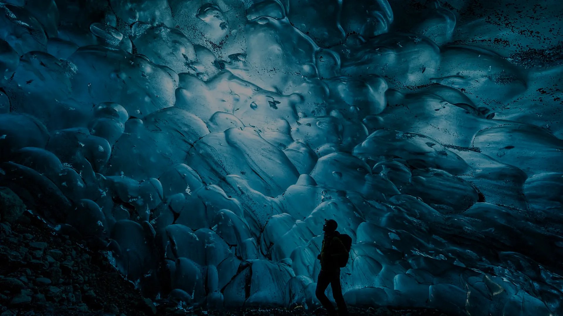 Spectacular glacier hike across Vatnajökull with dramatic ice formations