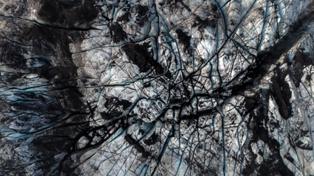 The glacier of Sólheimajökull