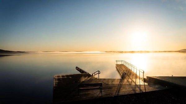 Natural steam baths and thermal pools at Fontana Spa