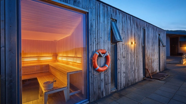 Enjoy a soothing moment in the Laugarvatn Fontana Spa