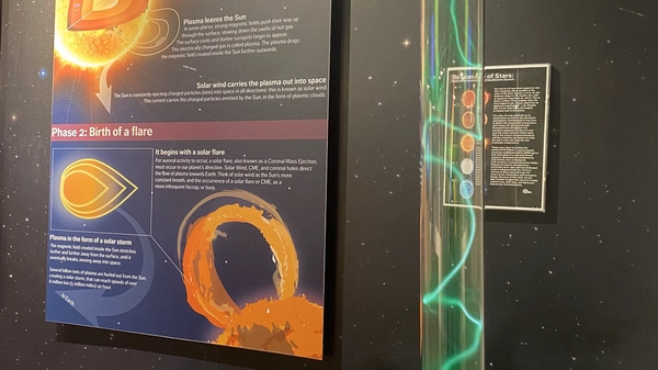 Educational photography exhibition featuring stunning Aurora Borealis images