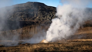 Hot springs on the golden circle - Geysir