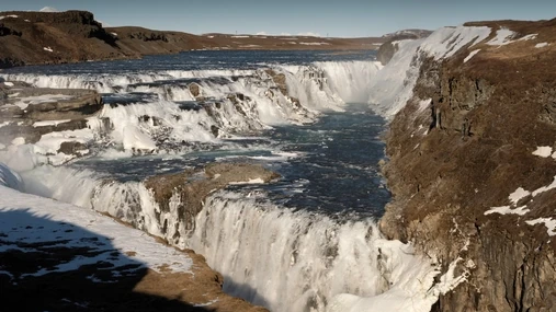 The most beautiful waterfall of the whole Golden Circle.