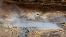 Boiling mud pot in Seltún, Reykjanes Peninsula